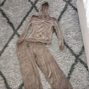 EUC Victoria’s Secret velour track suit